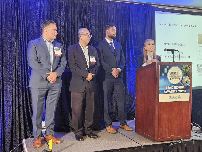 Accepting Green Technology Leadership Award 2023